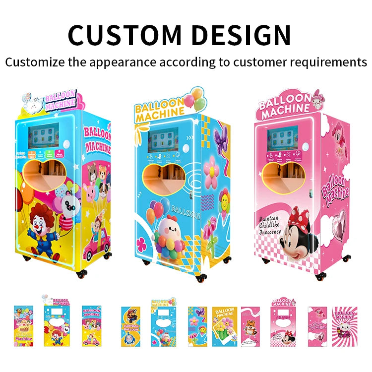 Customized Commercial-Grade Balloon Vending Machine Fully Automatic Industrial Type Cinema Use Remote Control