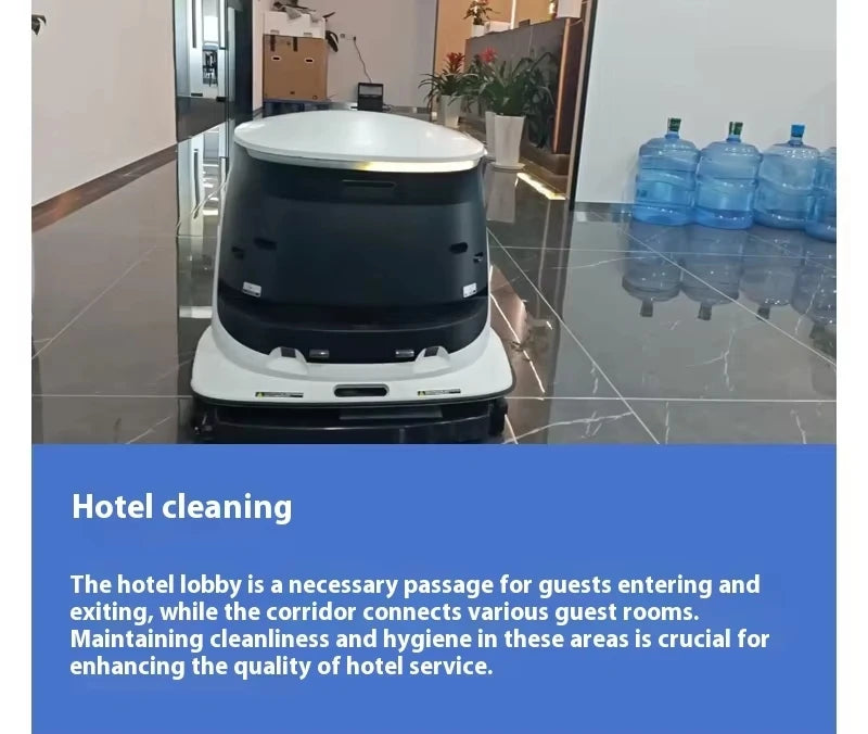Customized Intelligent Eco-Friendly Dry Cleaning Robot Commercial Waterless Floor Dusting Automated High-efficiency Unit