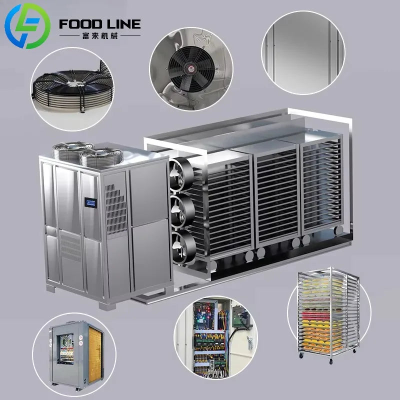High Capacity Heat Pump Dryer Industrial Grade Heat Pump Drying Equipment for Commercial Use