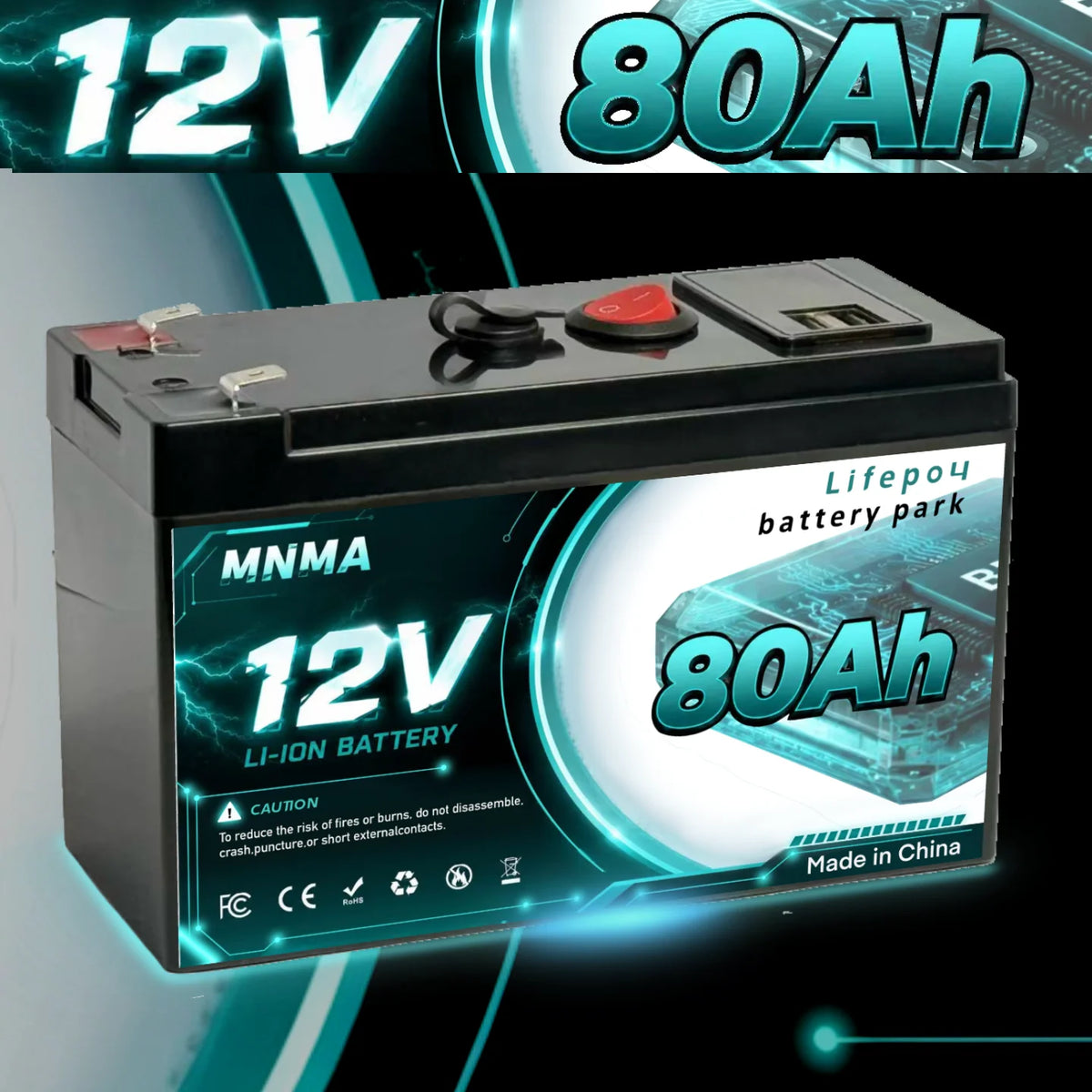 Household Energy Storage Power Supply 12.8V 150Ah LiFePO4 Battery for Household Children's Toy Cars Solar Energy Storage