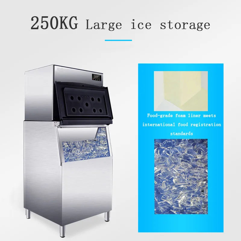 Commercial Ice Cube Machine 500kg Customized Good Price Catering Equipment Ice Maker Factory Wholesale High Efficiency Low Noise