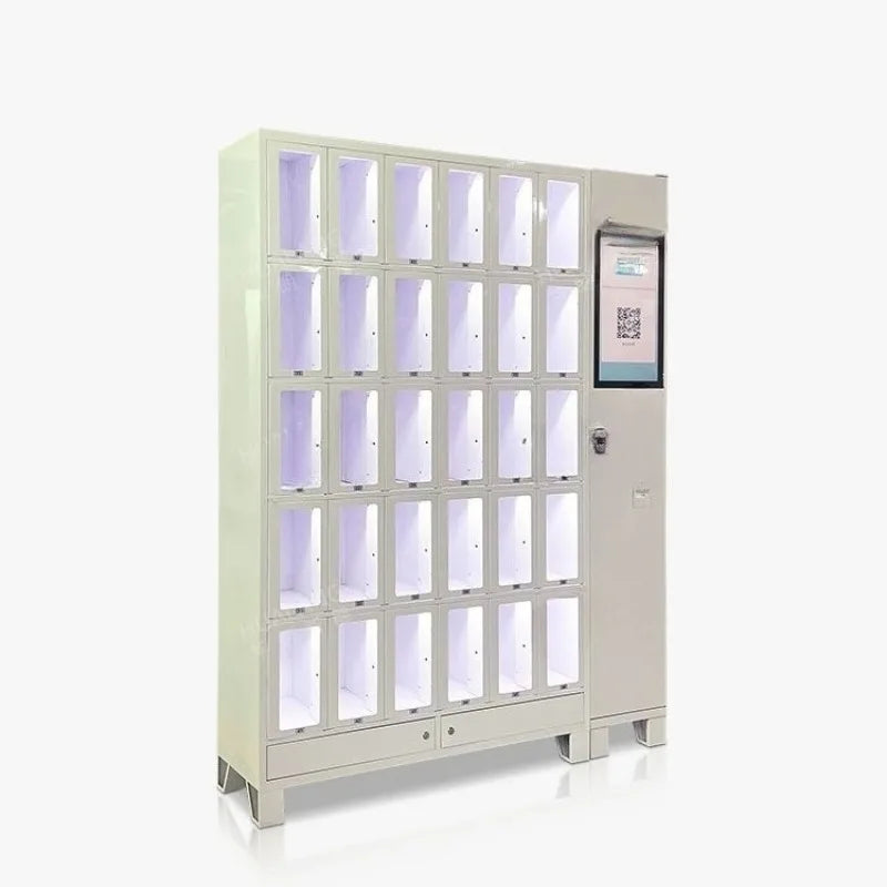 Custom Flexible Deployment Gym Vending Machine 30-grid Visual Smart Locker Vending Machine for Small Items