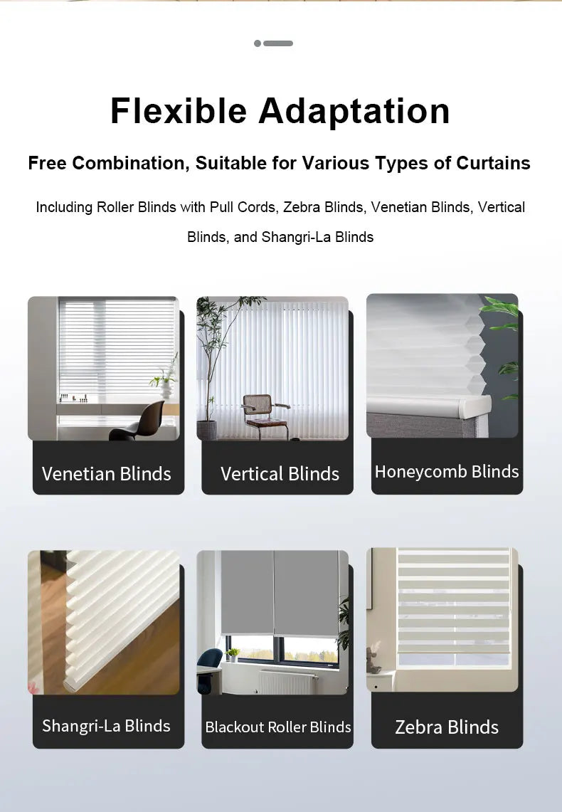 Built-in WiFi Smart DIY Motorized Chain curtain motor （plug-in model），APP/voice/remote timer settings (without gateway）