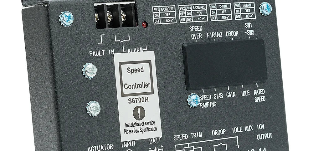 S6700H Controller Electronic Generator Speed Control Governor