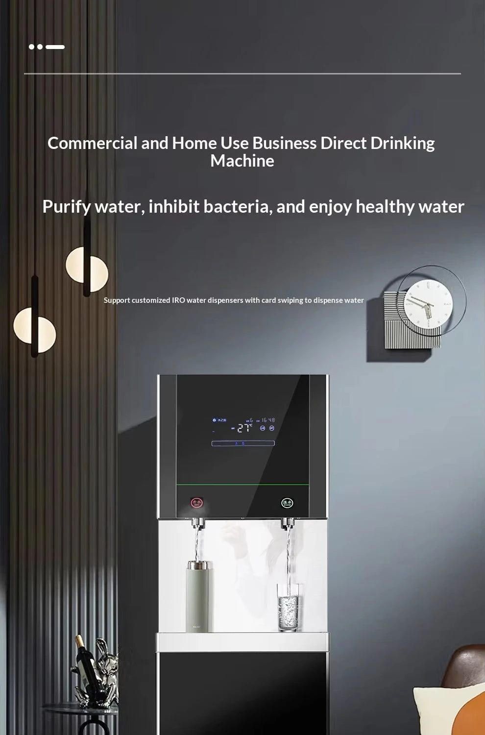 Heating Step-by-step Commercial Water Boiler Stainless Steel Water Dispenser School Large Capacity Intelligent Reverse Osmosis