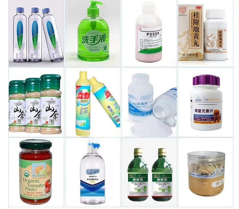 Automatic Tube Labeling Machine Tube Labeler Tube Label Applicator with Feeder and Printer