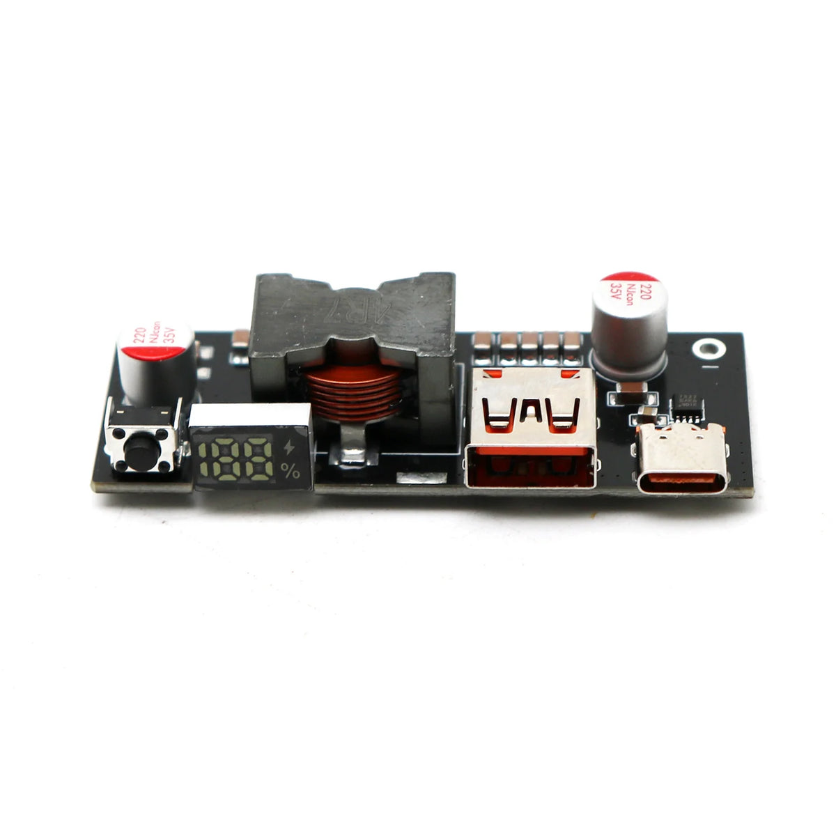 PD 100W Bidirectional Fast Charger Power Bank Module Boost Buck 2S 3S 4S 5S 6S Battery Charging-Discharging Li Ion Lifepo4 BMS