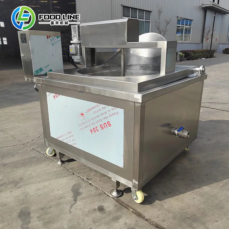 Customized Commercial Automatic Frying Unit Heavy Duty Automatic Oil Filtration Fryer Commercial Machine for gas and electric