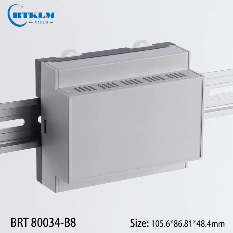 New Arrival ABS Smart Home Plastic Controller Enclosure PLC Electronics Plastic Sensor Enclosure Din rail box 105.6*86.81*48.4mm