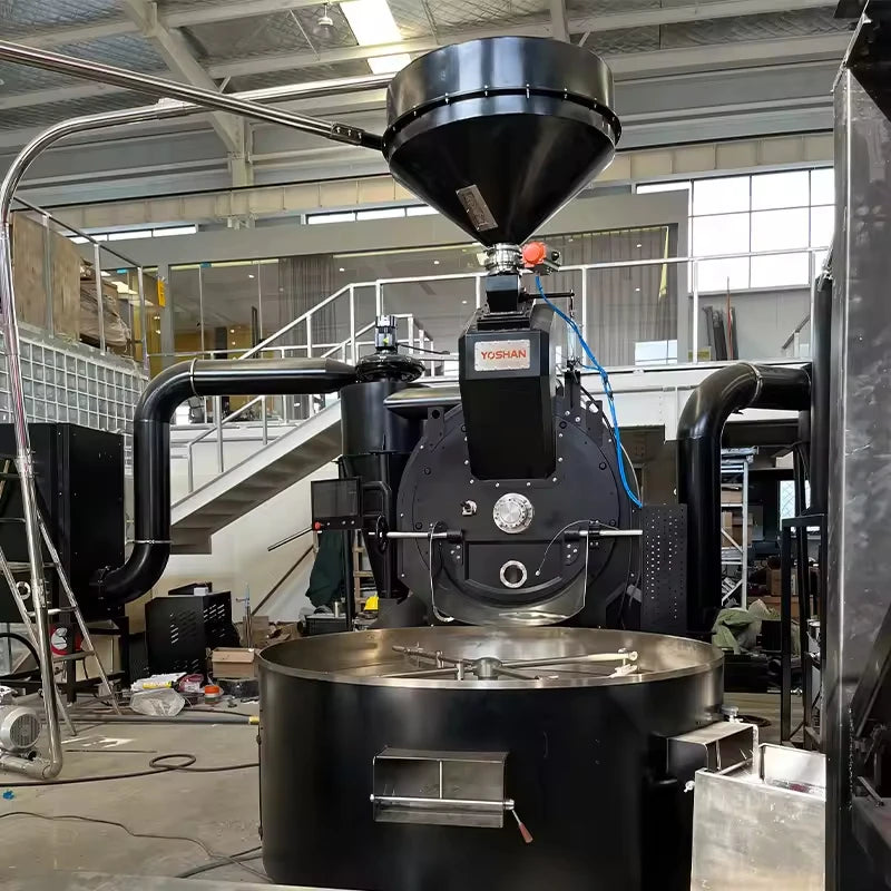 60kg Commercial Coffee Roaster High Speed Cooling Function FL Model Customized For Specialty Coffee Bean Processing Factory