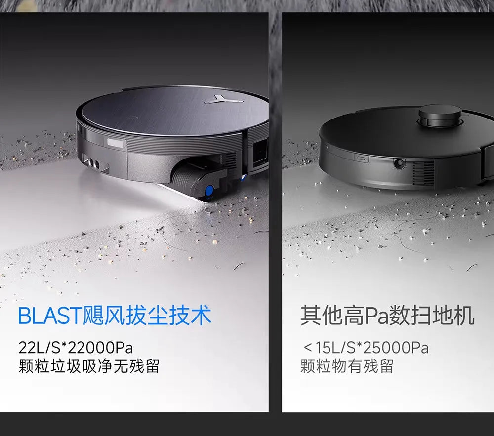 Ecovacs X12 PRO intelligent sweeping robot, sweeping and mopping integrated machine, automatic cleaning drum 22000Pa