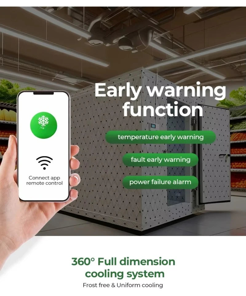 Smart Customized Automated Logistics Cold Storage with Intelligent System Refrigeration Chamber