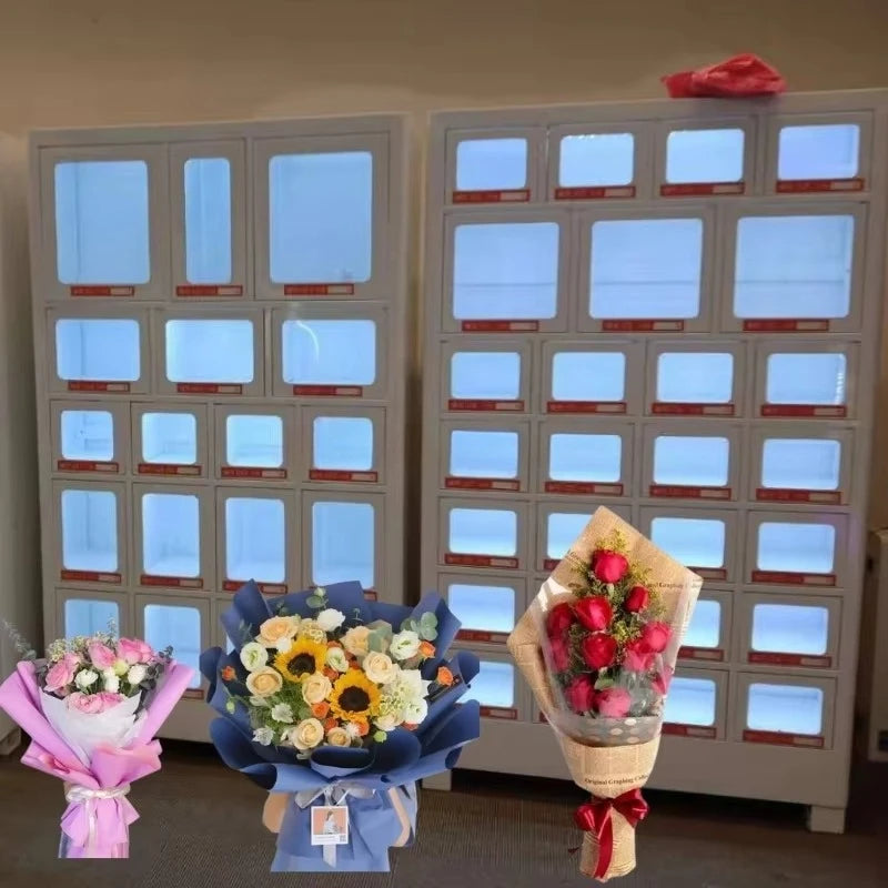 Customized Smart Lockers Vending Machines Sell Fresh Eggs, Vegetables, Fruits, Smart Electronic Lockers