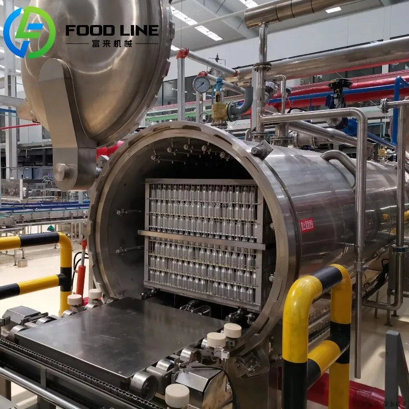 Professional Grade High Temp Sterilizer Commercial Pressure Retort for Food Preservation