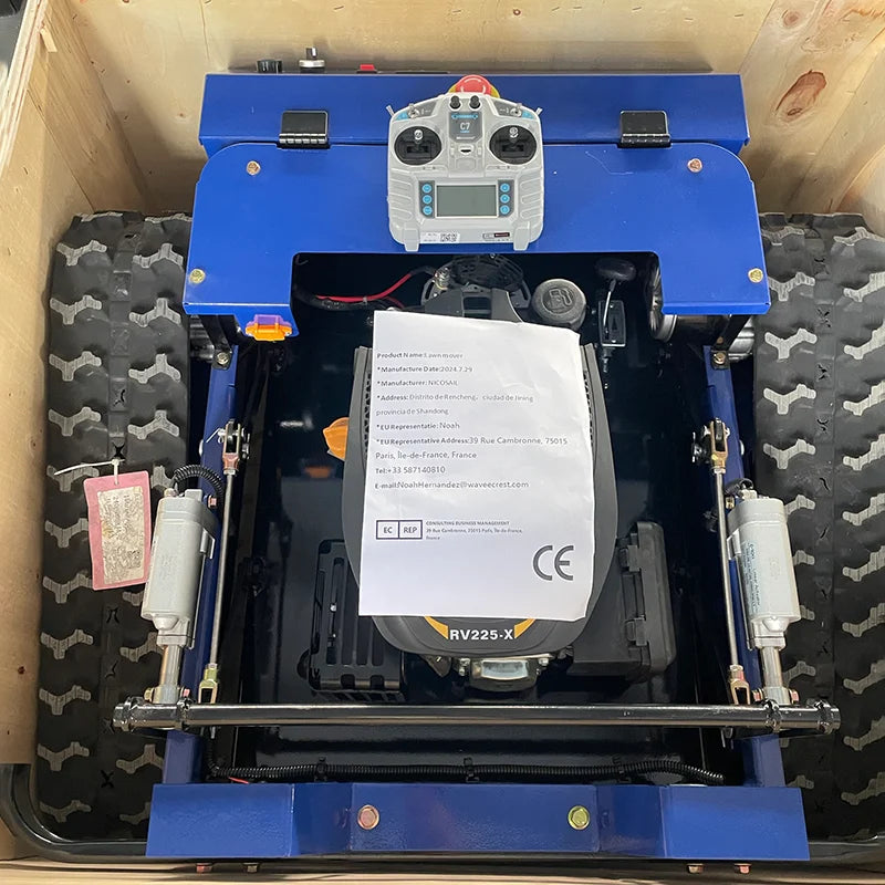 Chinese factory custom remote-controlled commercial lawn mower for robot lawn mower, yard maintenance, grass shovel machine
