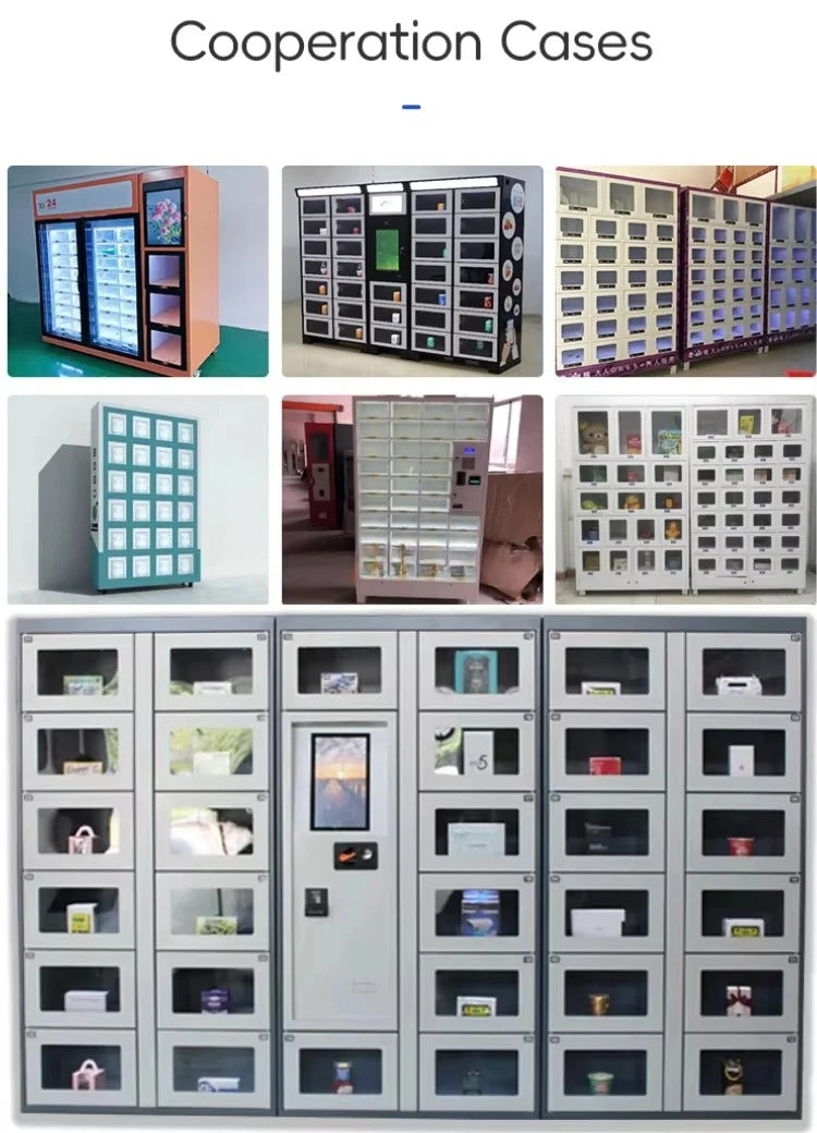 Customized Smart Lockers Vending Machines Sell Fresh Eggs, Vegetables, Fruits, Smart Electronic Lockers
