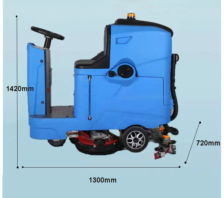 Professional Robot Scrubber Floor Cleaning Machine Automatic Intelligent Floor Scrubber For Commercial Mall Office School