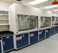 Customised Bioscience Laboratory Furniture Exhaust Cabinet Small Ductless Fume Hood for Chemical Equipment