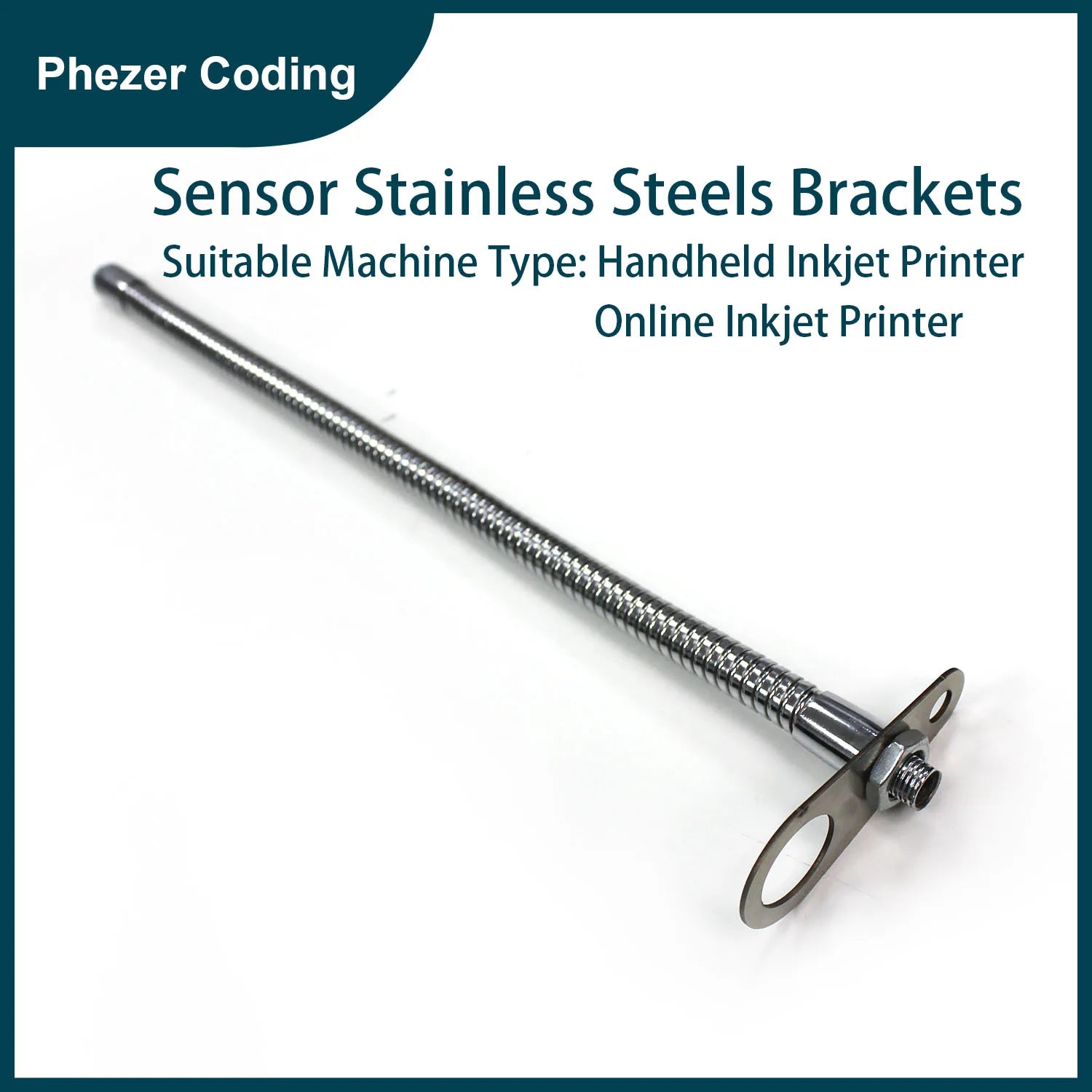 Phezer Printer Sensor Photoelectric Stainless Steels Brackets for Handheld and Online Inkjet Printer
