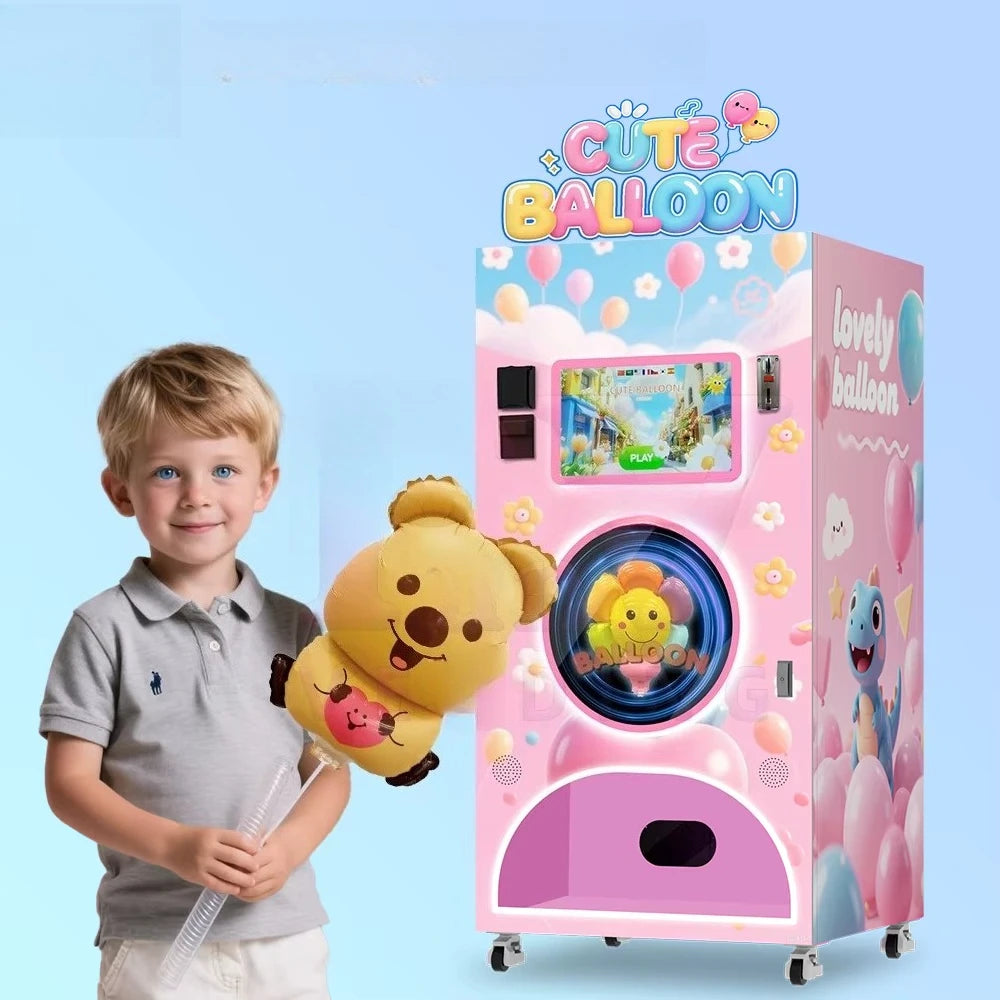 Customized Latest Touch Screen Smart Robot Balloon Vending Machine Fully Automated Credit Card Coin Payment Wholesale
