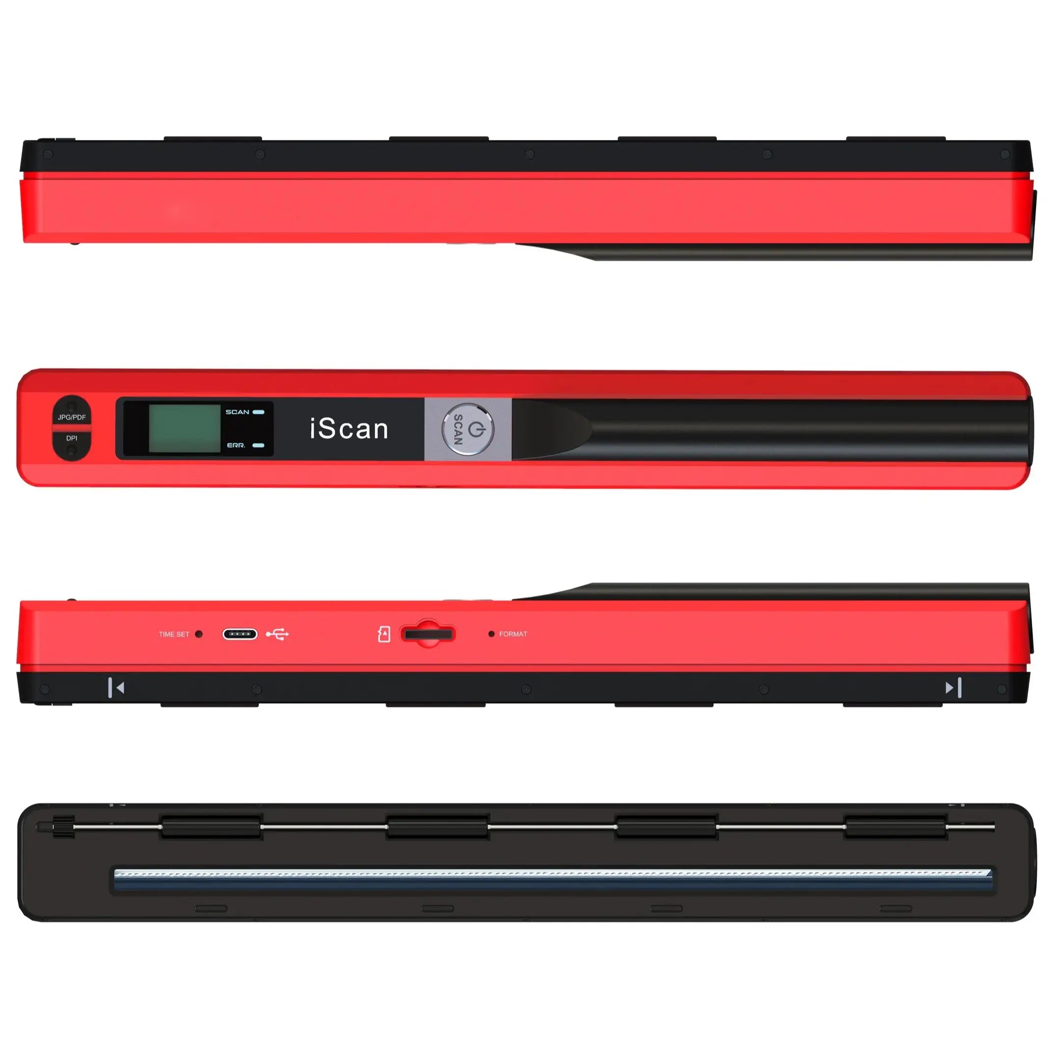 Portable Handheld Mini Scanner iScan A4 900DPI HD Scanner for School Home Business Scan Color Photos Document Support JPG/PDF