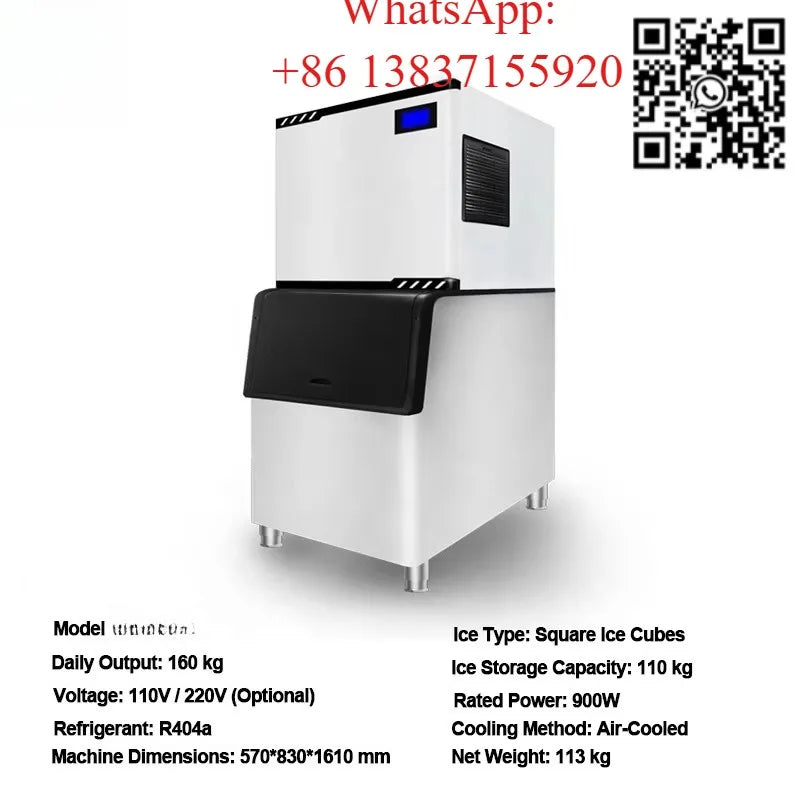 Custom Ice Making Commercial Machine Industrial Ice Cube Maker High Output Ice Cube Making Equipment