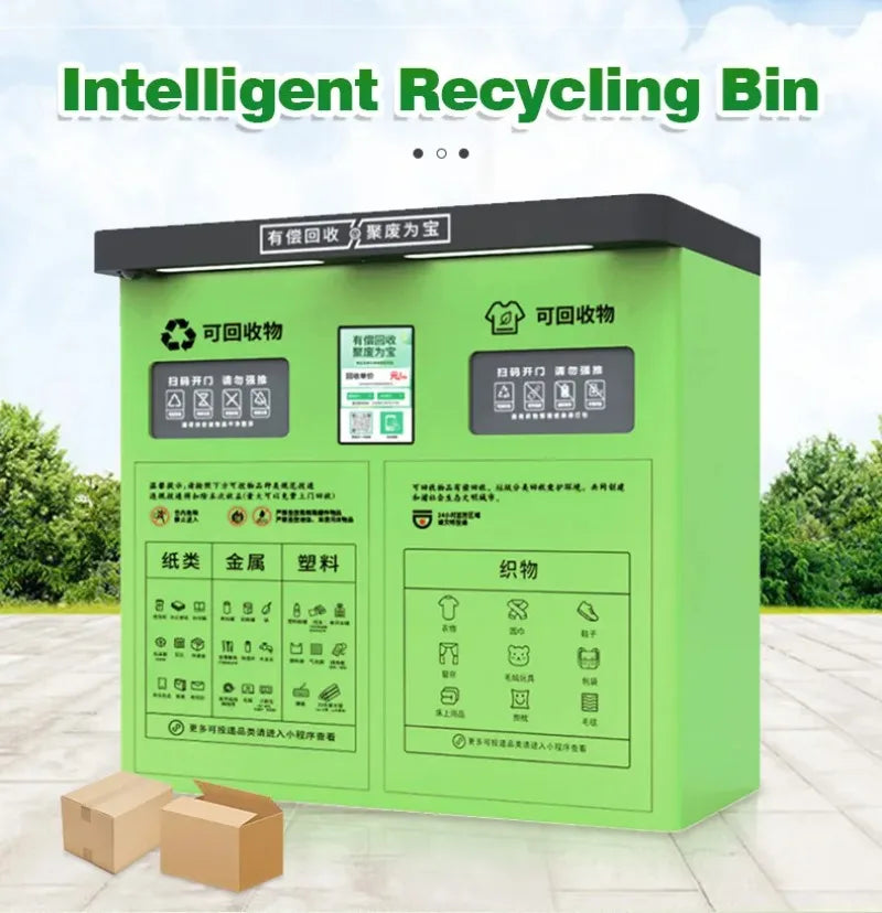 Custom Commercial Weatherproof Automated Waste Collection Reverse Vending Machine