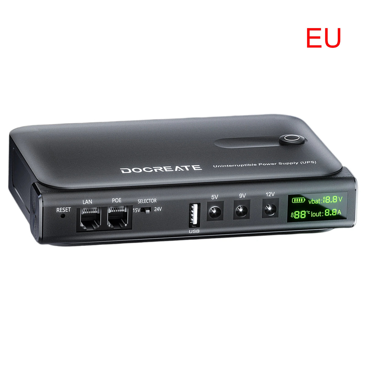 UPS Uninterruptible Power Without Battery UPS Backup Battery Power Supply Supports 5V/9V/12V for Router/Modem/ Camera