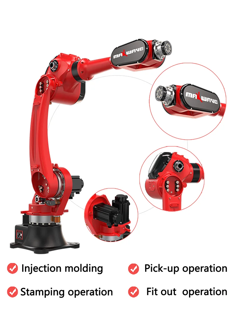 Maxwave Precision Robotic Arm – 6-Axis Servo Motor for High-Speed Manufacturing