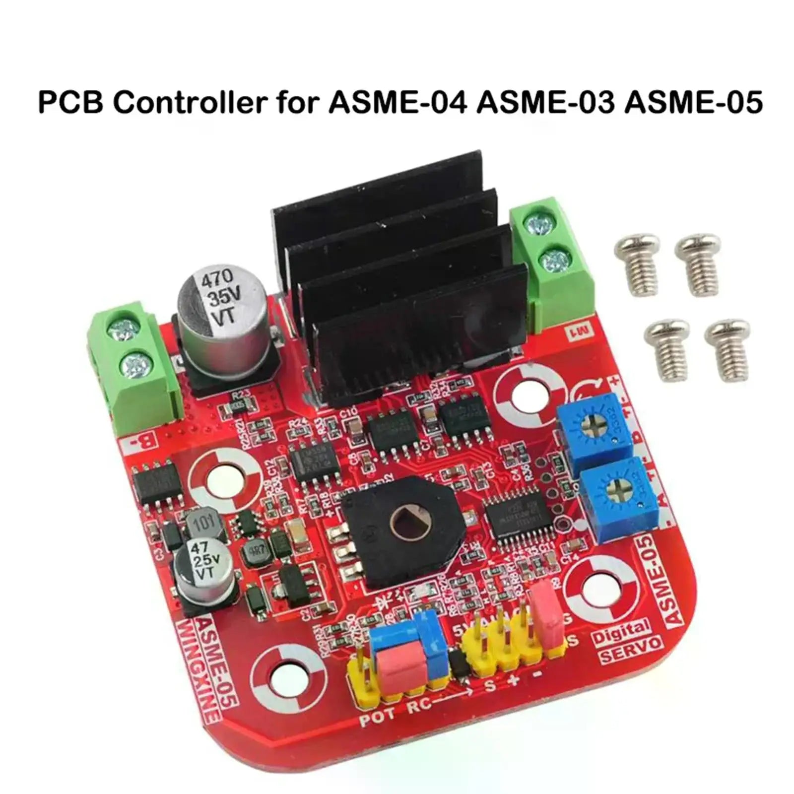 ASME-05B High-Power High-Torque Servo Motor  (ASME-04B Upgraded)  380Kg.cm DC 12-24V Large Robotic Manipulator For RC Robot