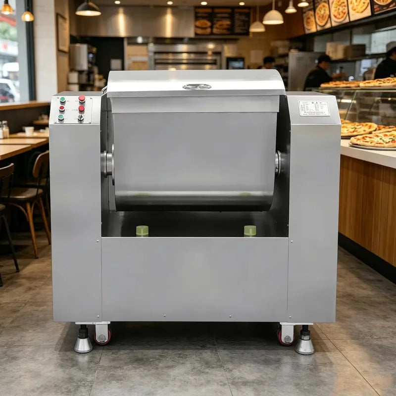 Customized New Easy-to-use High Productivity 6kW Engine Commercial Industrial Flour Dough Kneading Mixer