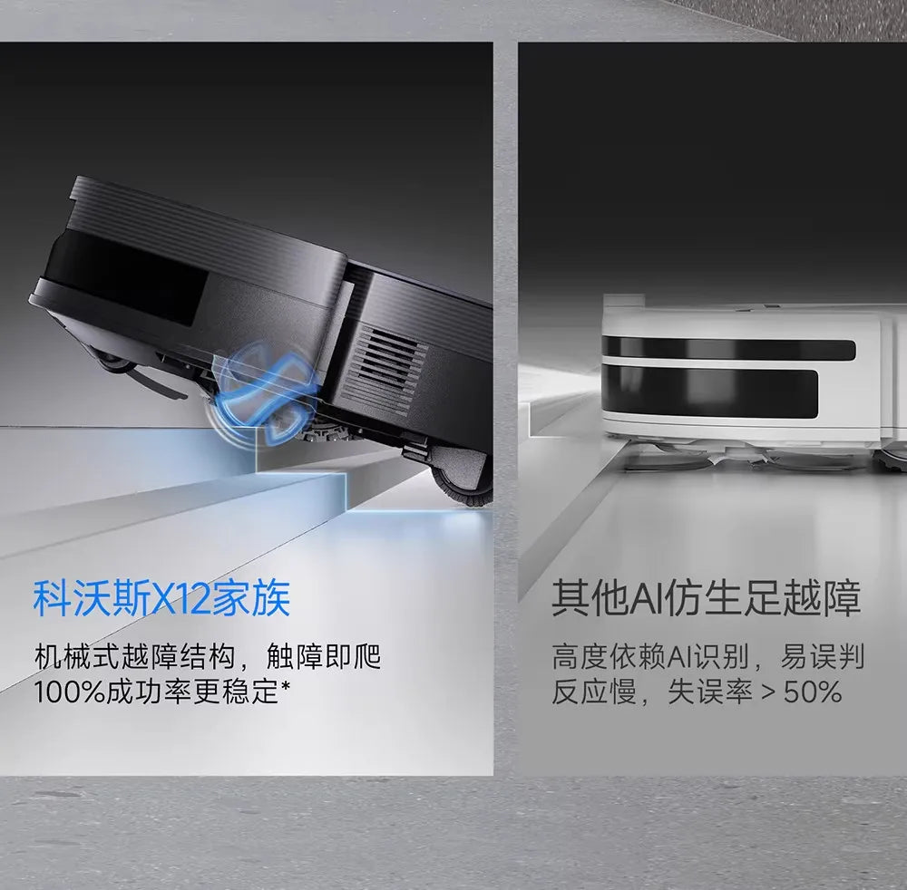 Ecovacs X12 PRO intelligent sweeping robot, sweeping and mopping integrated machine, automatic cleaning drum 22000Pa