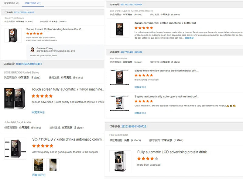 Commercial Hot Selling Fully-Automatic Portable Coffee Machine With Display Screen