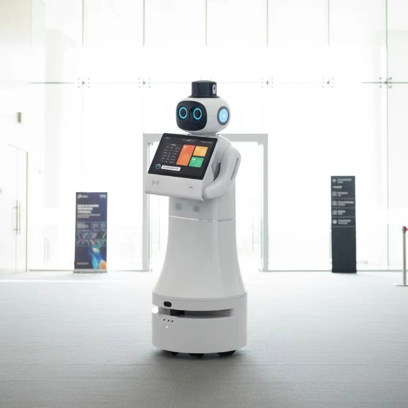 Commercial AI Greeting Reception Robot - Customized Factory Humanoid Guiding Welcome Automatic Service Robot