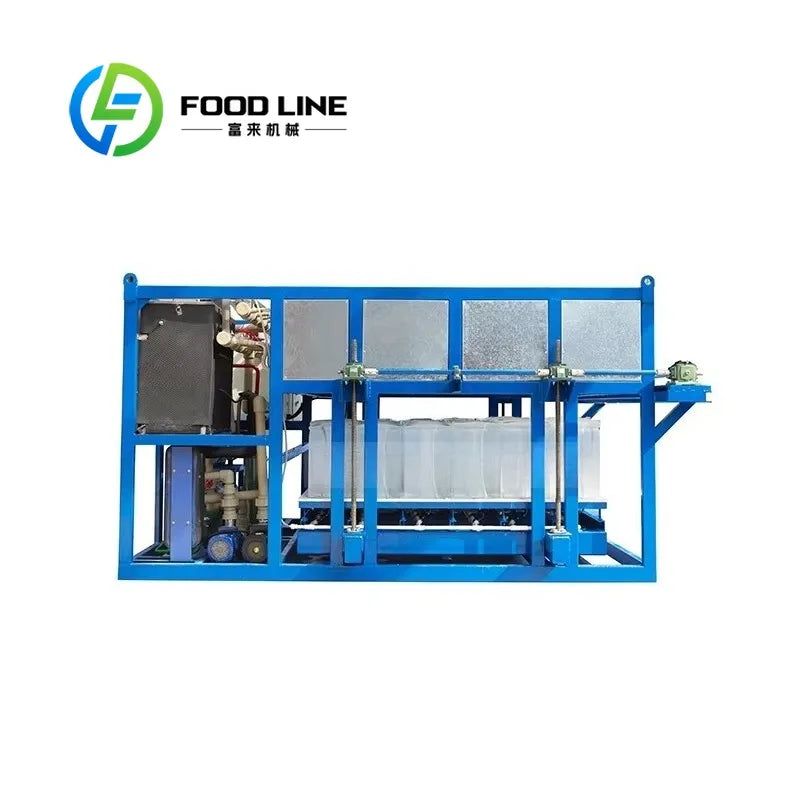 Factory High Quality 5 Ton Industrial Ice Block Machine Water Cooling with Pump for Cooling Applications