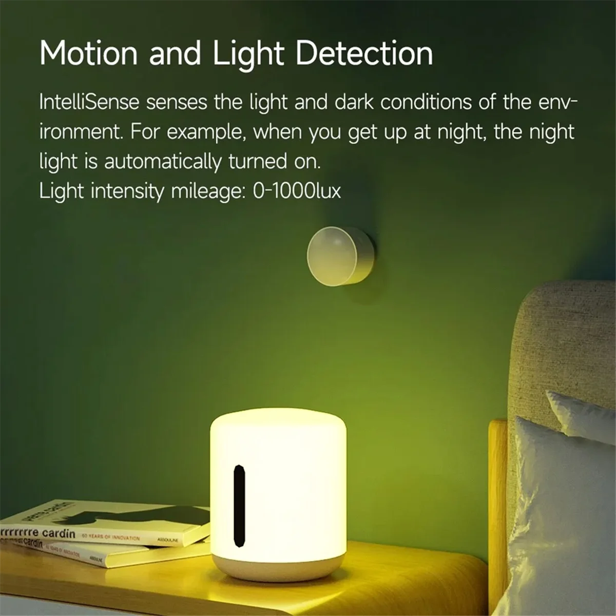 ABZD Human Body Sensor HS1,Smart PIR Motion Sensor and Light Sensor for Home Security and Automation