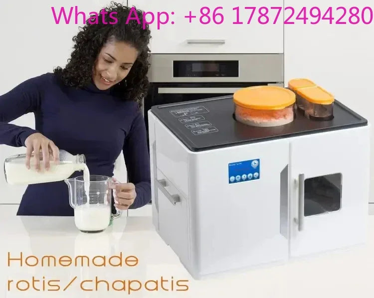 Automatic Roti Robot Machine, Electric Food Processor for Chapati, Tortilla and Rotti