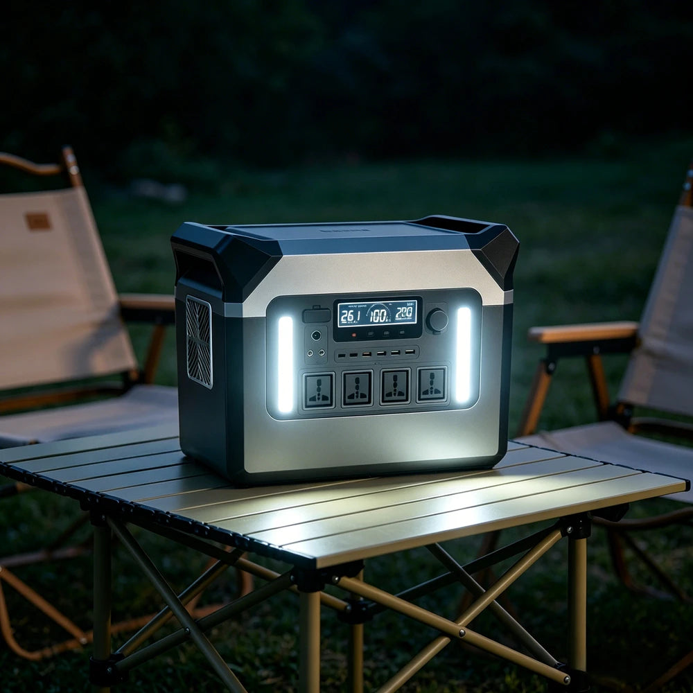 3000W Portable Power Station LiFePO4 Battery Solar Generator Power Bank Outdoor Camping Emergency Energy Storage Power Supply