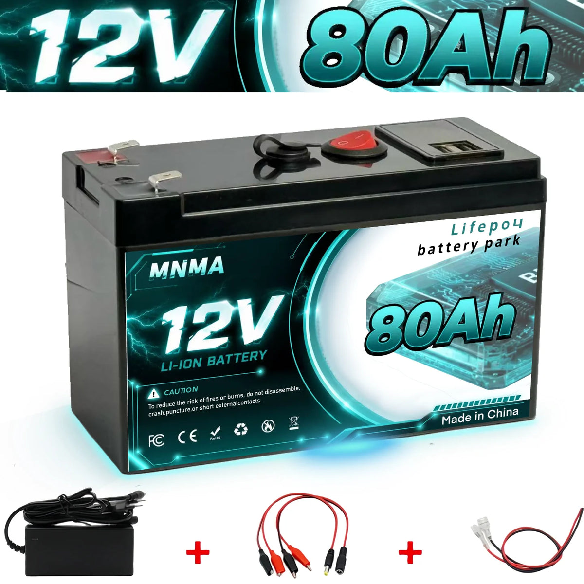 Household Energy Storage Power Supply 12.8V 150Ah LiFePO4 Battery for Household Children's Toy Cars Solar Energy Storage