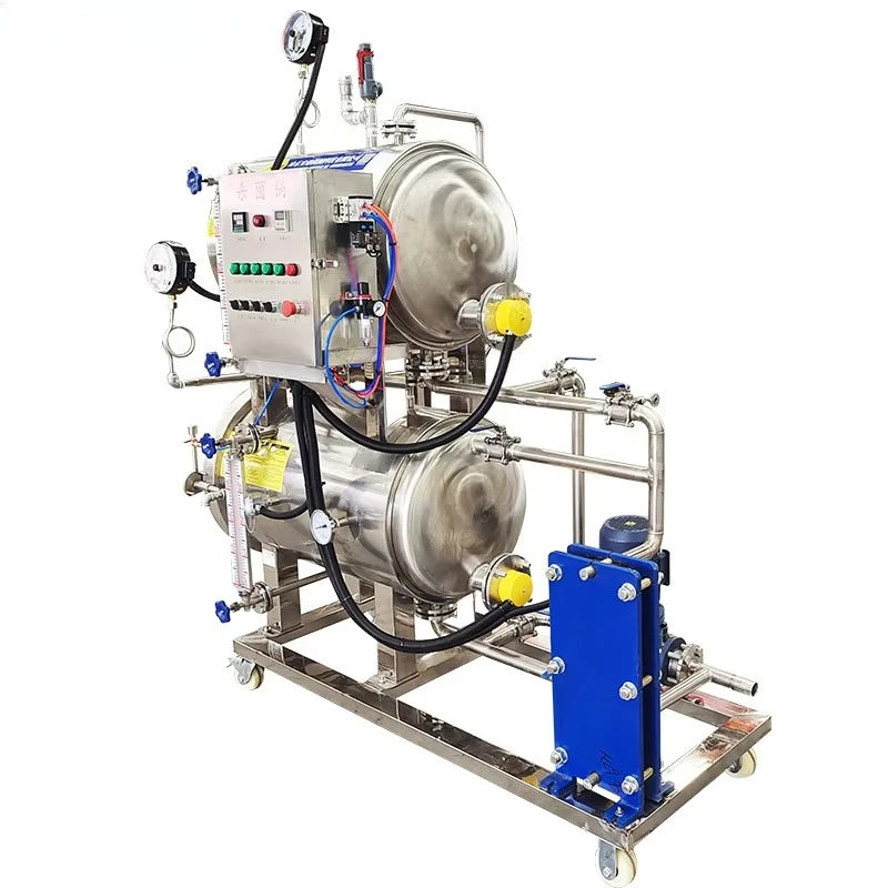 Professional Grade High Temp Sterilizer Commercial Pressure Retort for Food Preservation