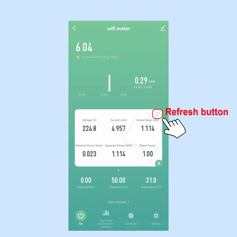 Smart WiFi Power Meter 63A Circuit Breaker Switch Overcurrent Overload Protect APP Monitor Power Consumption Remote Control