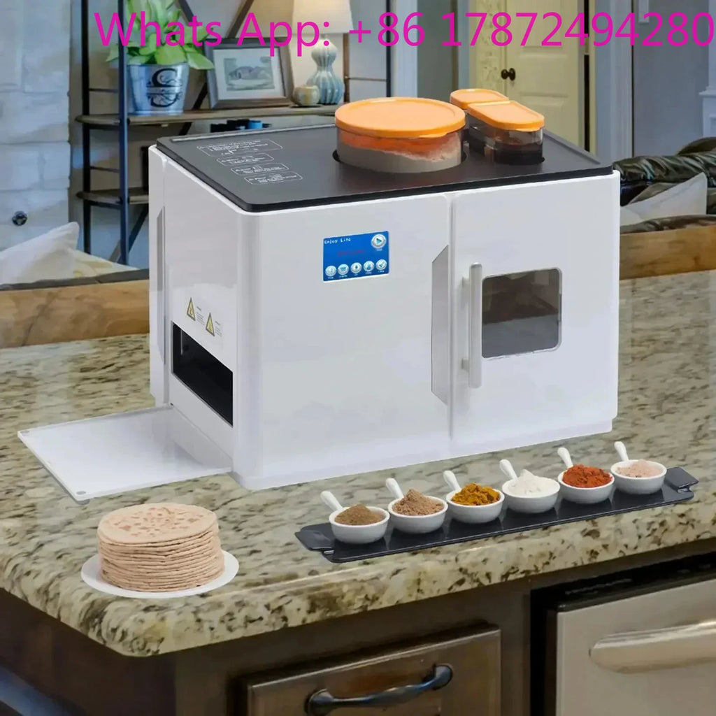 Automatic Roti Robot Machine, Electric Food Processor for Chapati, Tortilla and Rotti