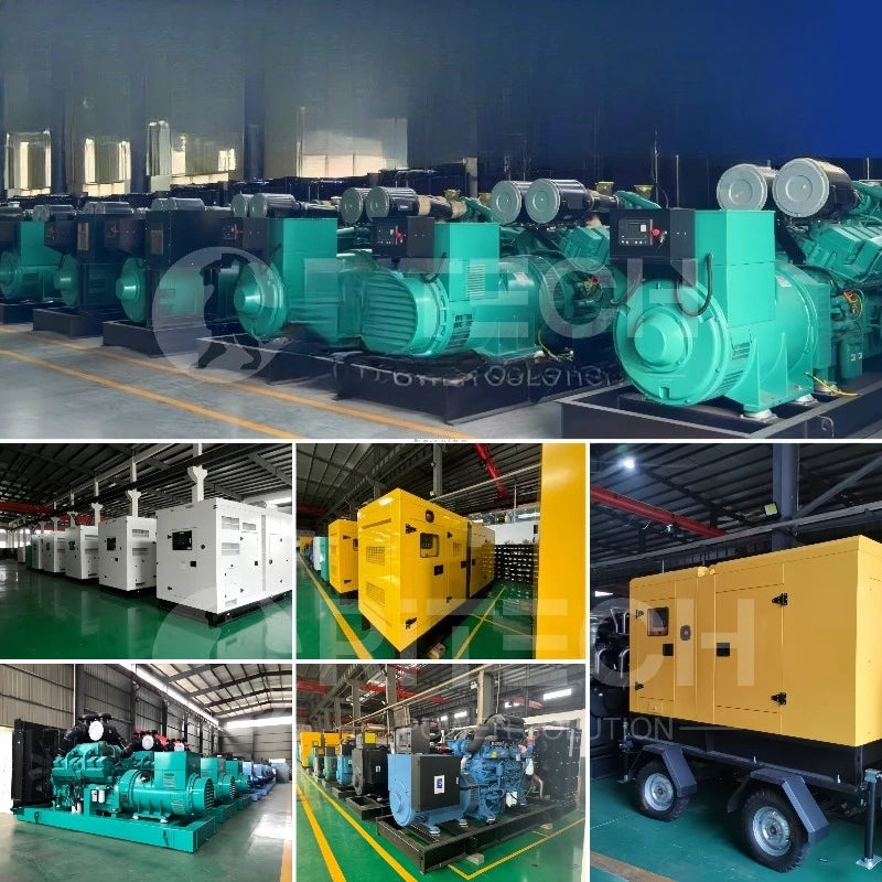 Hot-sellingEfficient 500KW Biogas Diesel Generator Set with Open Frame Design 50/60Hz Frequency Natural Gas Turbine Water Cooled