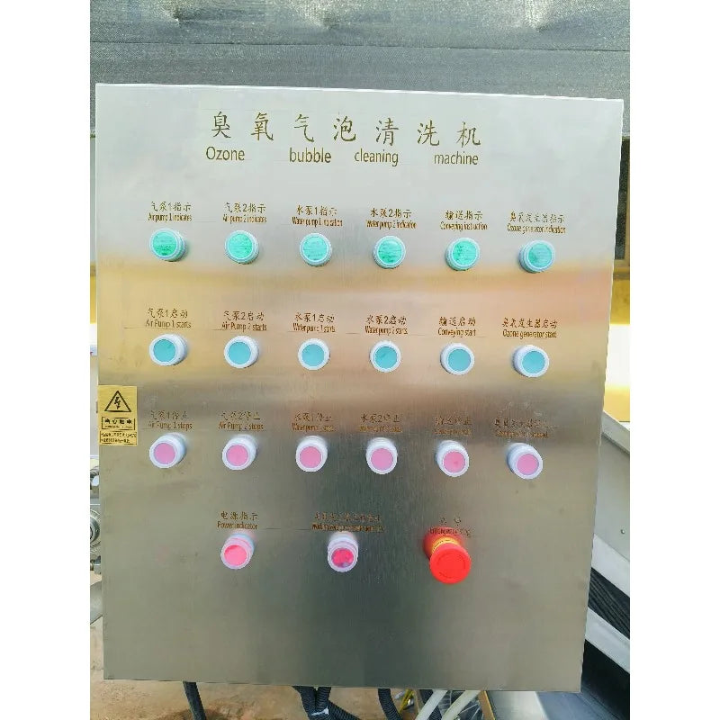 Customized Ozone Air Bubble Washing Machine Commercial Fruit Vegetable Cleaner High Efficiency Pesticide Removal Large Capacity