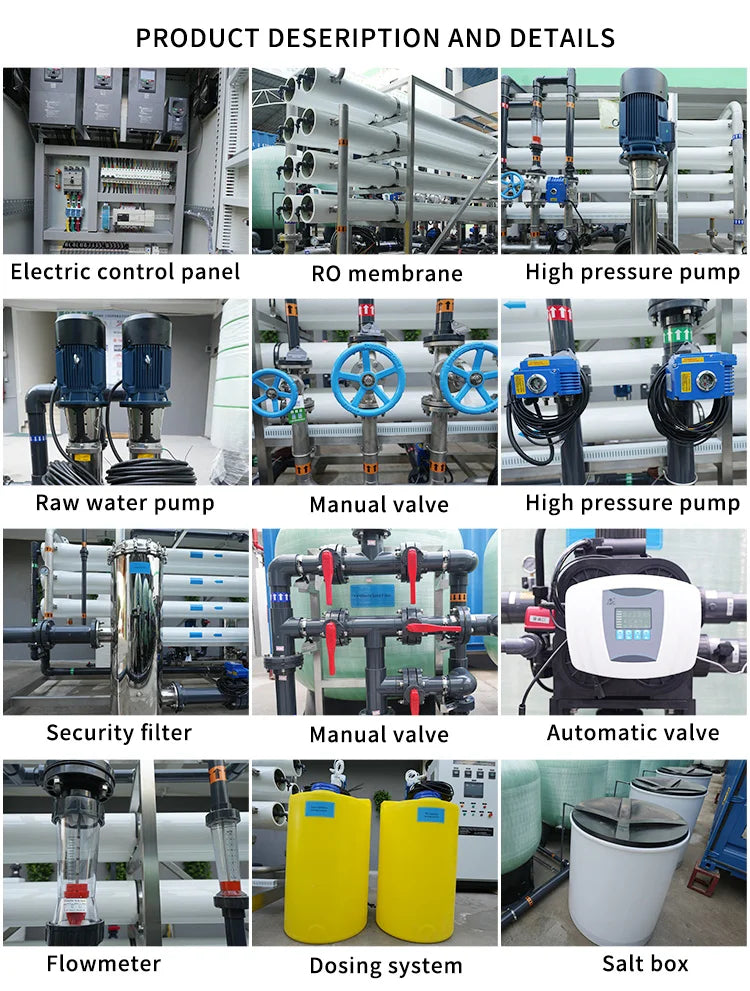 Custom Industrial RO Water Purifier Groundwater Well Water Treatment System with Pump and Motor Sink Reverse Osmosis System