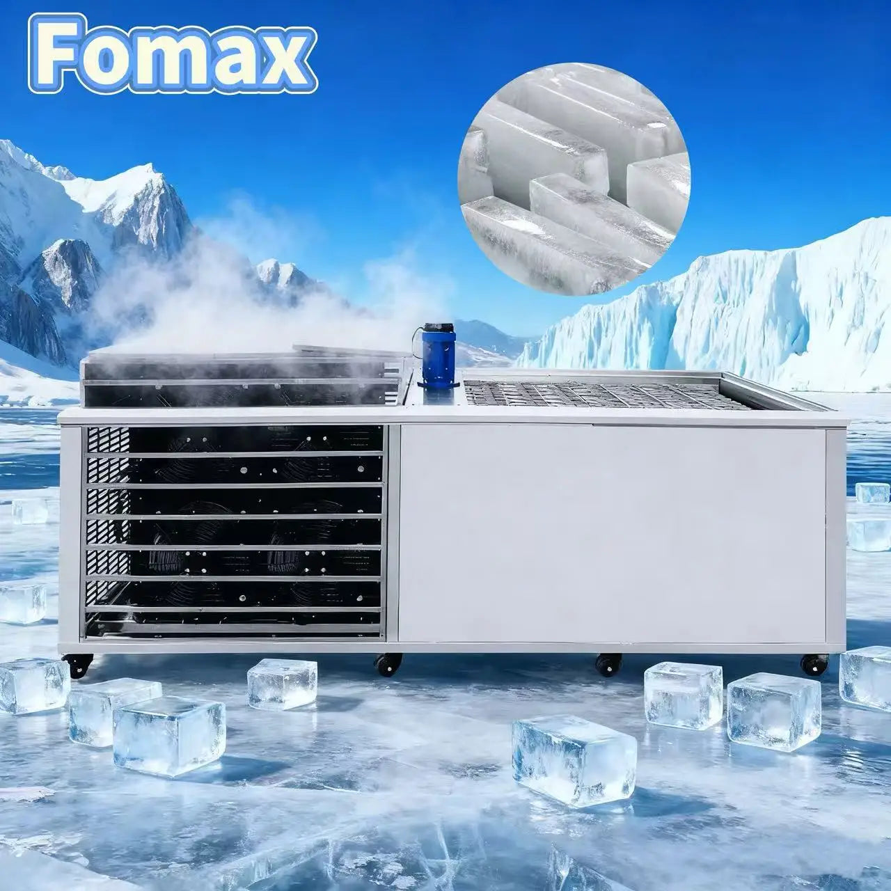 Customized High Quality Industrial Brick Machine High Productivity Commercial Ice Block Maker Efficient for Hotel  Industry