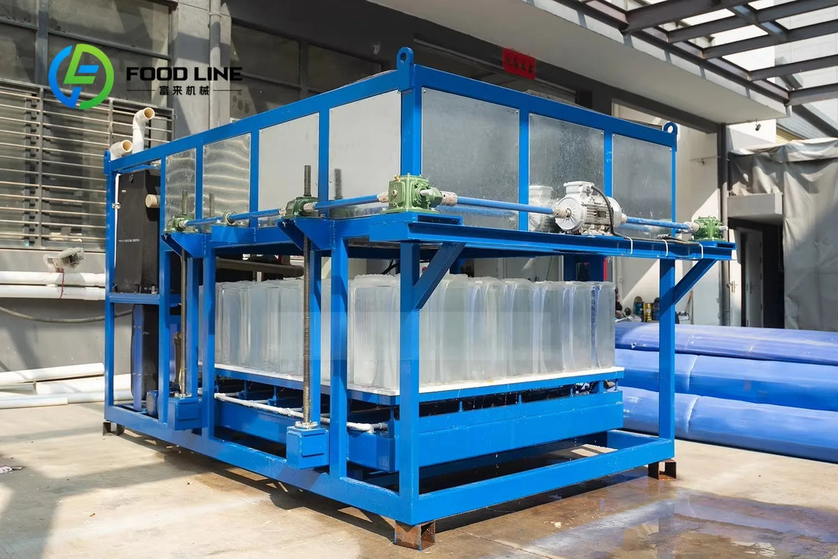 Factory High Quality 5 Ton Industrial Ice Block Machine Water Cooling with Pump for Cooling Applications