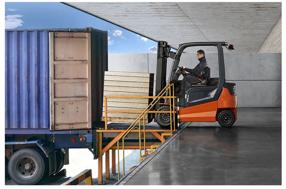 Industrial Electric Forklift 1.5 Ton 3m Lift Height All Terrain Forklift for Warehouse Material Handling Lifting Equipment