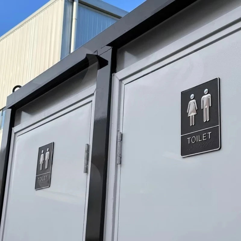 Hot Sell Easy Assembly Portable Toilette Mobile Toilet WC For Commercial Purpose Customized Durable