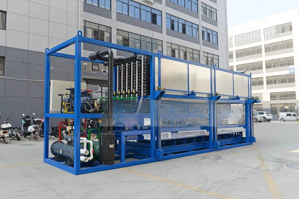 Factory High Quality 5 Ton Industrial Ice Block Machine Water Cooling with Pump for Cooling Applications